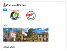Tablet Screenshot of comune.sciara.pa.it
